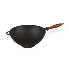 Каструля WOK з дерев“яною ручкою (d=260 мм, h = 120 мм, V = 3,5 л)