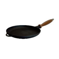 Млинок із дерев“яною ручкою (d=260 мм, h = 25 мм)