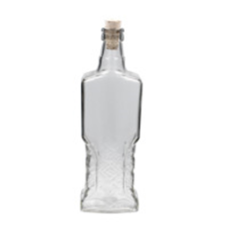 Пляшка з корковим корком Українка 0.5 л