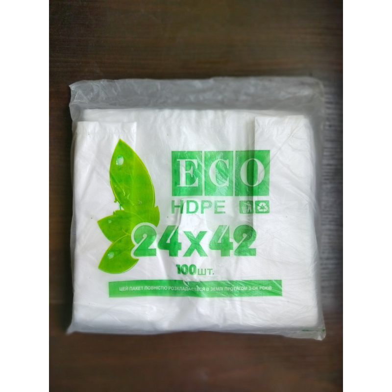 Пакети майка Eco 24х42 100шт 11мкм Пакети майка Eco 24х42 100шт 11мкм