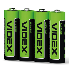 Батарейка лужна Videx LR06/AA  SHRINK 4шт