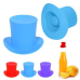 Пробка для пляшок силіконова Капелюх