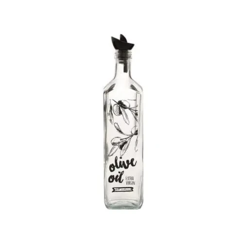 Пляшка для олії Herevin Oil&Vinegar Bottle-Black-Olive 500 мл (151135-075) Пляшка для олії Herevin Oil&Vinegar Bottle-Black-Olive 500 мл (151135-075)