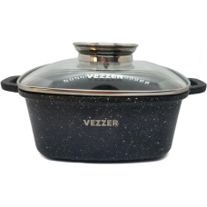 Каструля Vezzer з кришкою 22х9.5 см 3.5 л (VZ8008)