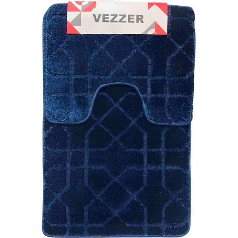 Набір універсальних килимків Vezzer 50x80 + 50x40 см Синій (VZ0197Blue) Набір універсальних килимків Vezzer 50x80 + 50x40 см Синій (VZ0197Blue)