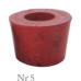 Пробка гумова конусна No5 55х45мм