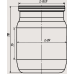 Упаковка банок для консервування PGP Glassworks СКО 0.5 л х 15 шт (І-82-500)