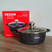 Каструля Vezzer з кришкою 2.5 л Чорна (VZ8038) Каструля Vezzer з кришкою 2.5 л Чорна (VZ8038)