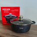 Каструля Vezzer з кришкою 3.5 л Чорна (VZ8039) Каструля Vezzer з кришкою 3.5 л Чорна (VZ8039)